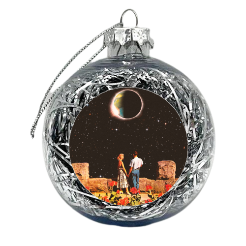 Lovers In Space - xmas bauble by taudalpoi
