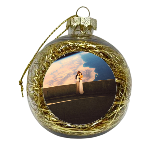 Lovers On The Bridge - xmas bauble by taudalpoi