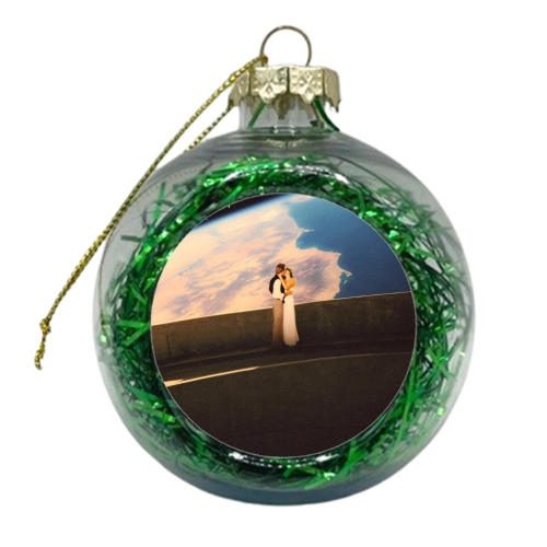 Lovers On The Bridge - xmas bauble by taudalpoi