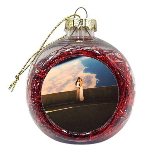 Lovers On The Bridge - xmas bauble by taudalpoi