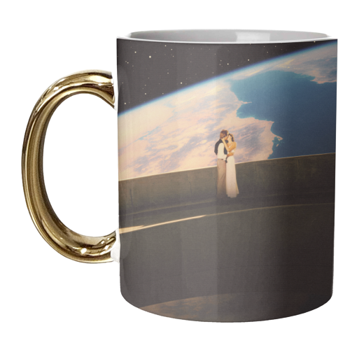 Lovers On The Bridge - unique mug by taudalpoi
