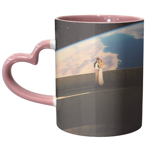 Lovers On The Bridge - unique mug by taudalpoi