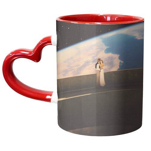 Lovers On The Bridge - unique mug by taudalpoi