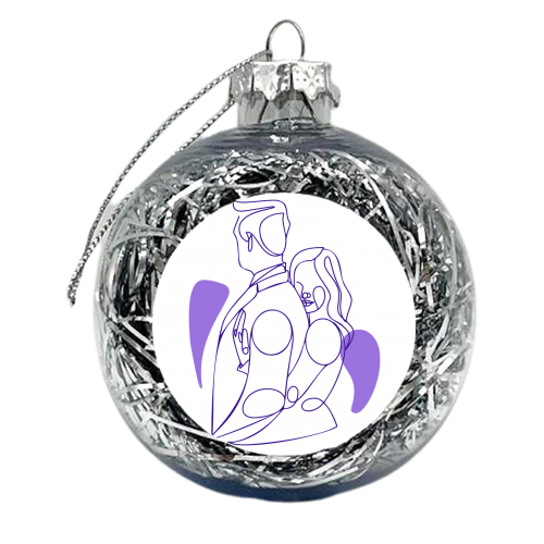 loving couple - xmas bauble by Anastasios Konstantinidis