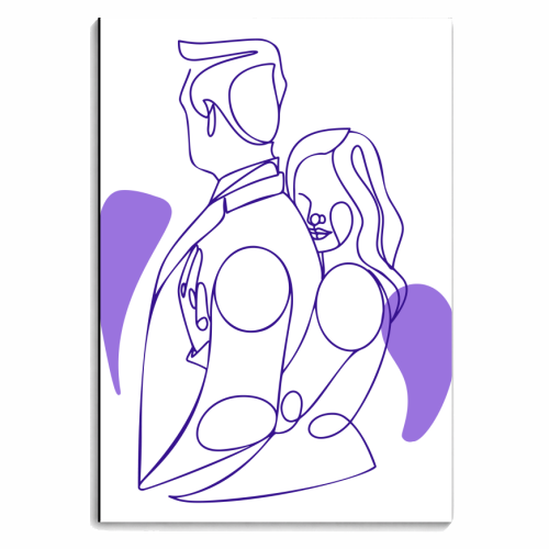 loving couple - personalised A4, A5, A6 notebook by Anastasios Konstantinidis