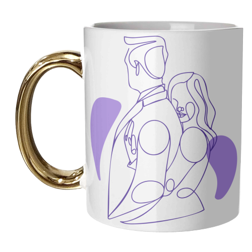 loving couple - unique mug by Anastasios Konstantinidis