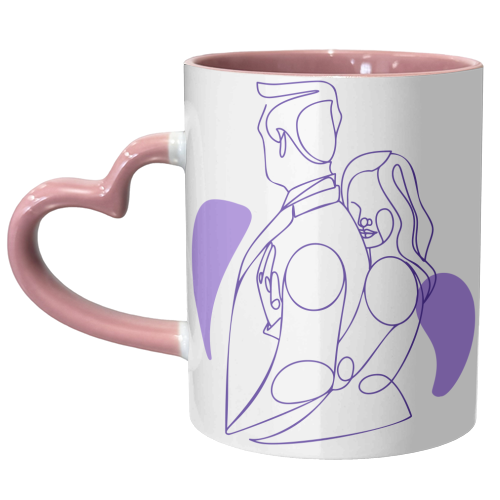 loving couple - unique mug by Anastasios Konstantinidis