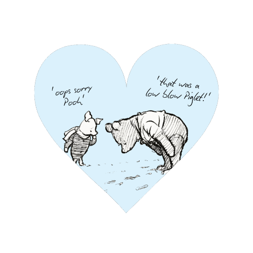 Low Blow Piglet - Magnet by Ms Doodle