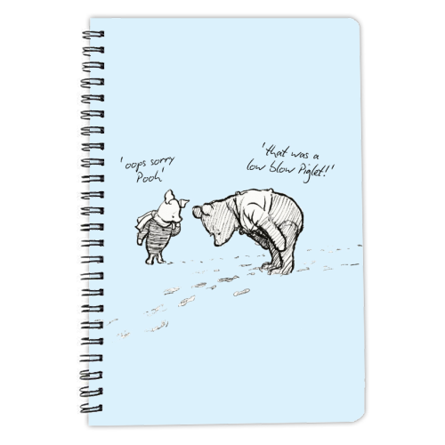 Low Blow Piglet - personalised A4, A5, A6 notebook by Ms Doodle