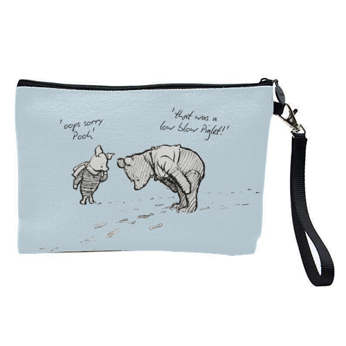 Low Blow Piglet - pretty makeup bag by Ms Doodle