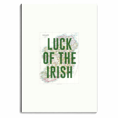 Luck Of The Irish - personalised A4, A5, A6 notebook by The 13 Prints