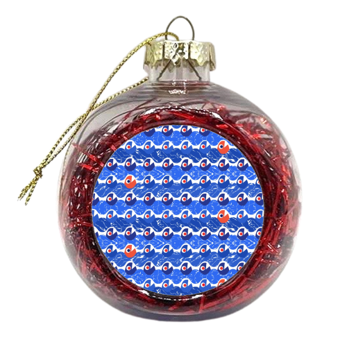 Lucky Fish - xmas bauble by Mary Gelsomino