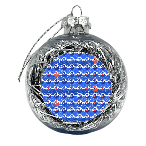 Lucky Fish - xmas bauble by Mary Gelsomino