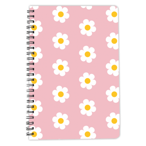 Lucy's Daisies - personalised A4, A5, A6 notebook by Lucy Elliott