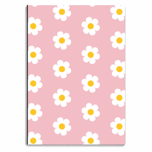 Lucy's Daisies - personalised A4, A5, A6 notebook by Lucy Elliott