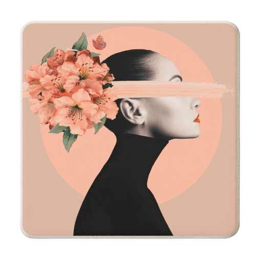 Lunna - personalised beer coaster by Larissa Grace