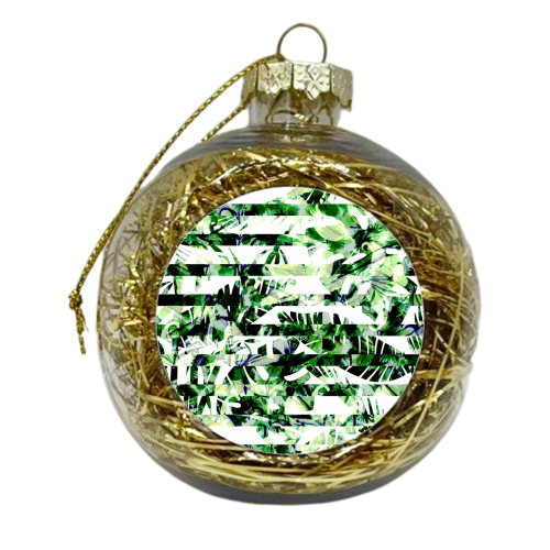 Lush Stripe - xmas bauble by Diane Wilson