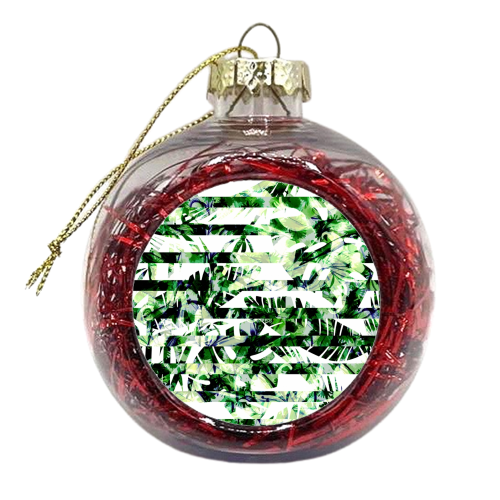 Lush Stripe - xmas bauble by Diane Wilson