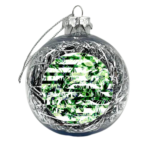 Lush Stripe - xmas bauble by Diane Wilson