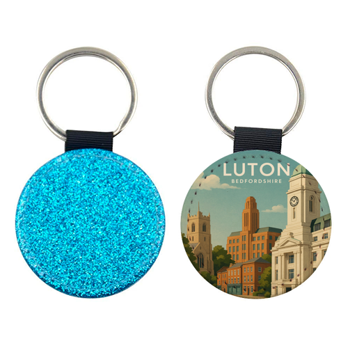 Luton Bedfordshire - keyring by Ms Doodle