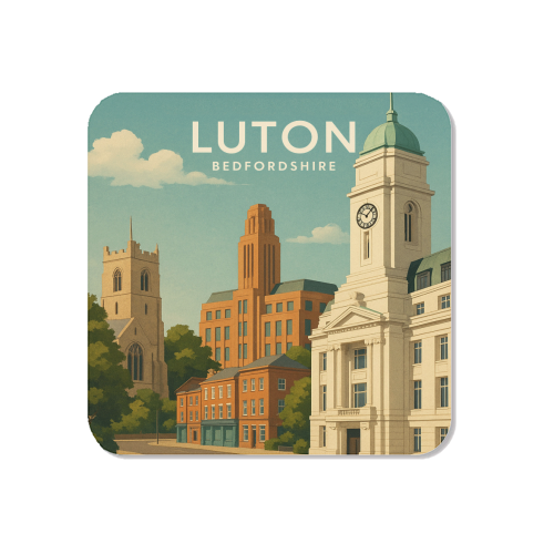 Luton Bedfordshire - Magnet by Ms Doodle