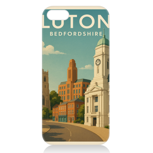 Luton Bedfordshire - unique phone case by Ms Doodle