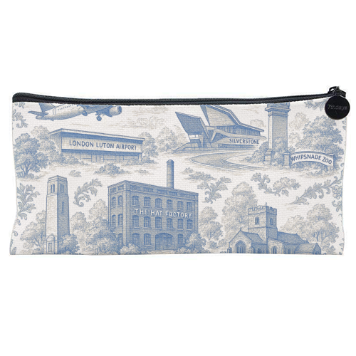 Luton Toile - flat pencil case by Lilly Rose
