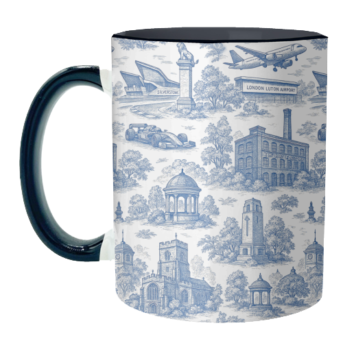 Luton Toile - unique mug by Lilly Rose
