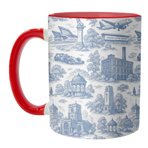 Luton Toile - unique mug by Lilly Rose