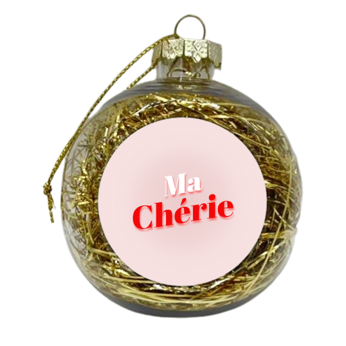 Ma Cherie - xmas bauble by Dominique Benedict