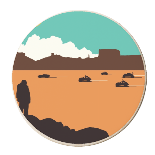 Mad Max Fury Road - personalised beer coaster by Danny Welch