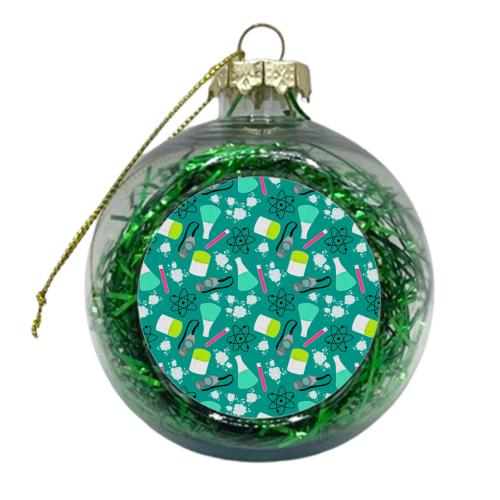 Mad Scientist - xmas bauble by Hannah Stevens