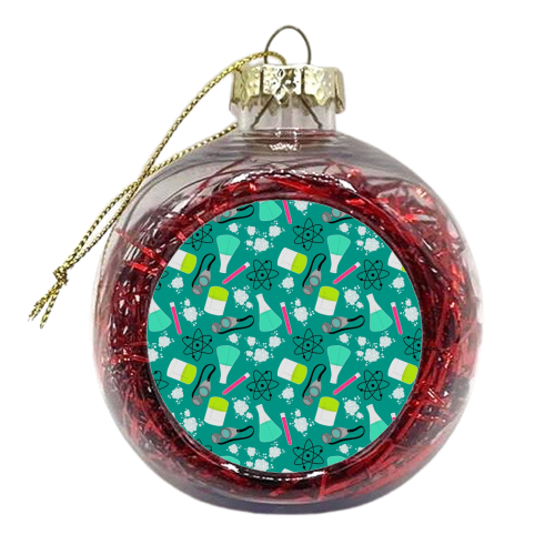 Mad Scientist - xmas bauble by Hannah Stevens