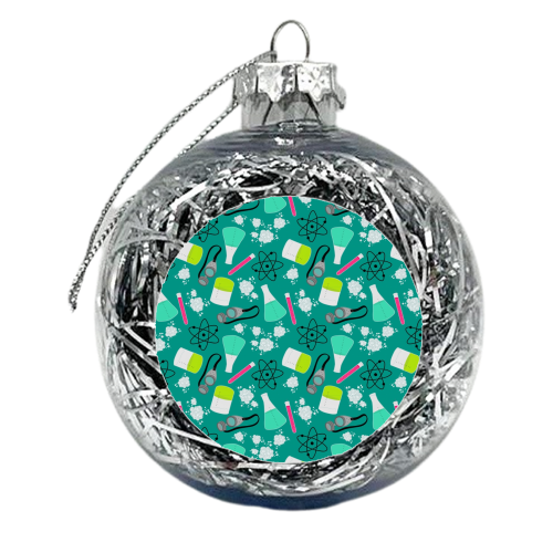 Mad Scientist - xmas bauble by Hannah Stevens