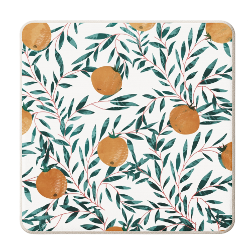 Madarins - personalised beer coaster by Uma Prabhakar Gokhale