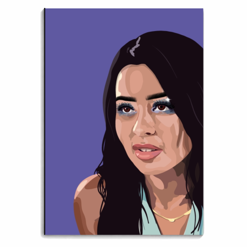 Maddy euphoria print - personalised A4, A5, A6 notebook by The Girl Next Draw