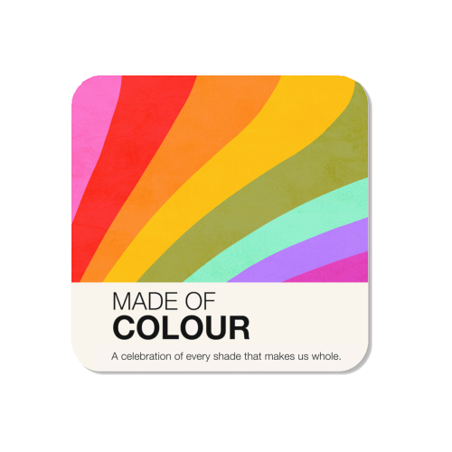 MADE OF COLOUR • Pride Swatch Rainbow Art Print - Magnet by Dominique Vari