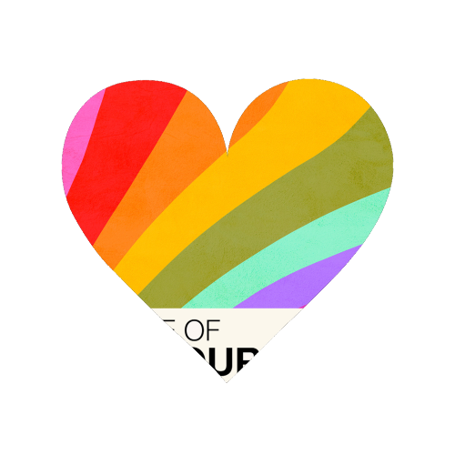 MADE OF COLOUR • Pride Swatch Rainbow Art Print - Magnet by Dominique Vari