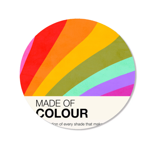 MADE OF COLOUR • Pride Swatch Rainbow Art Print - Magnet by Dominique Vari