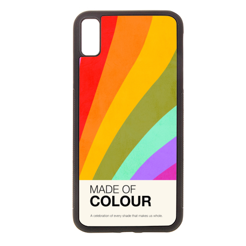 MADE OF COLOUR • Pride Swatch Rainbow Art Print - stylish phone case by Dominique Vari