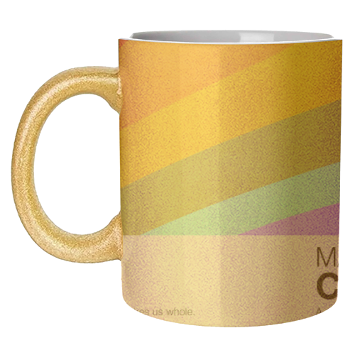 MADE OF COLOUR • Pride Swatch Rainbow Art Print - unique mug by Dominique Vari