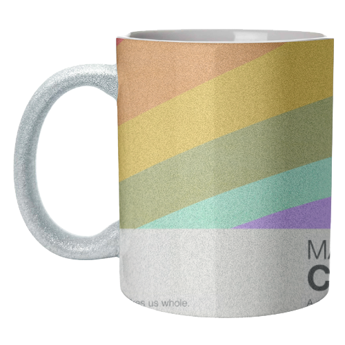 MADE OF COLOUR • Pride Swatch Rainbow Art Print - unique mug by Dominique Vari