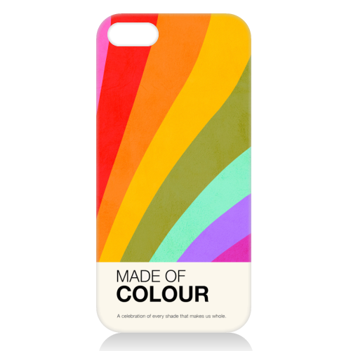MADE OF COLOUR • Pride Swatch Rainbow Art Print - unique phone case by Dominique Vari