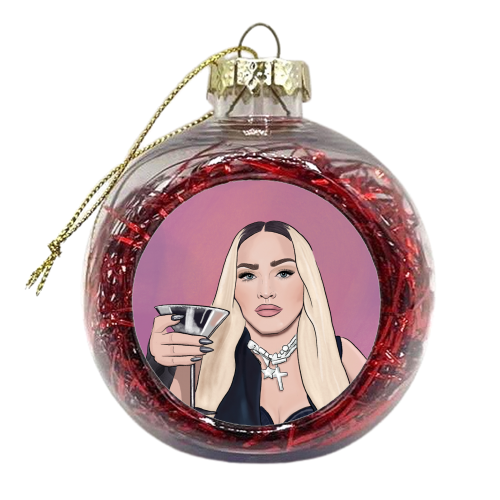 The Queen of Pop - xmas bauble by The Queer Store