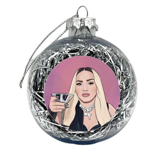 The Queen of Pop - xmas bauble by The Queer Store