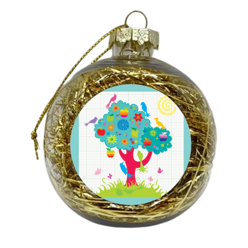 Magic Apple Tree - xmas bauble by Lizzie Barber
