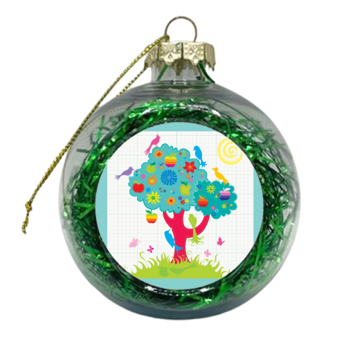 Magic Apple Tree - xmas bauble by Lizzie Barber