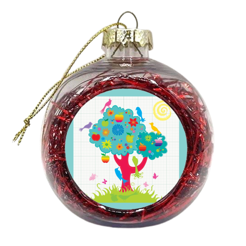 Magic Apple Tree - xmas bauble by Lizzie Barber
