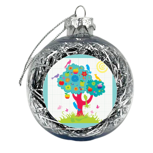 Magic Apple Tree - xmas bauble by Lizzie Barber