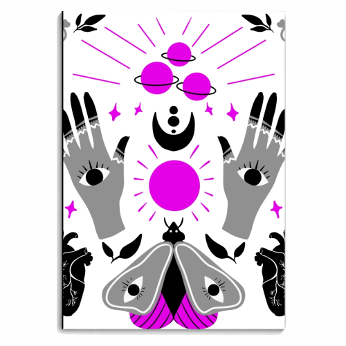 magic moth - personalised A4, A5, A6 notebook by haris kavalla